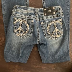 MISS ME blue jeans, size 28 - Boot Inseam 32